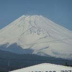 真っ白な富士山