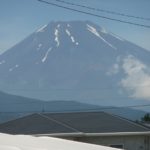 昨日の富士山です