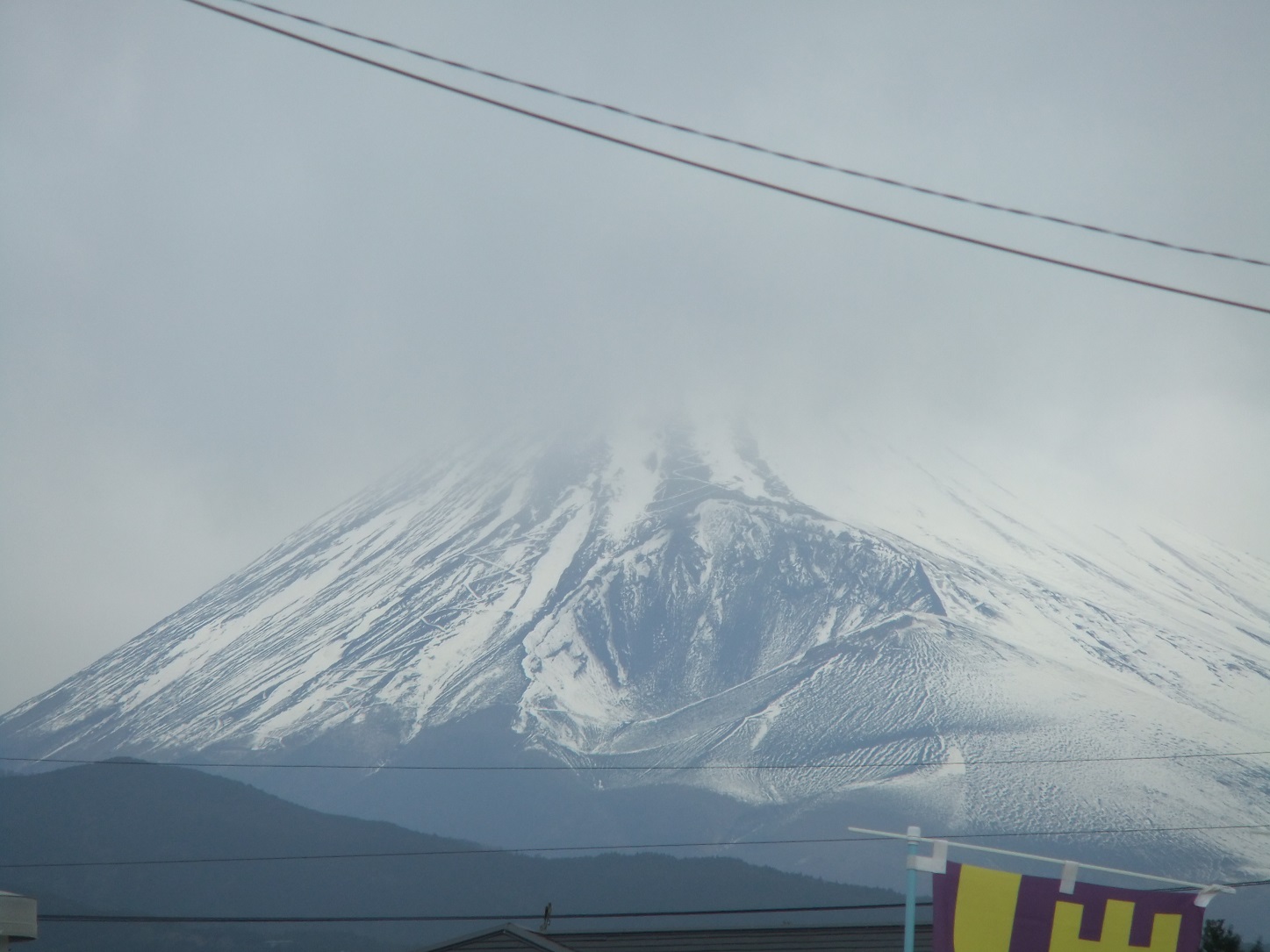 曇りでも富士山