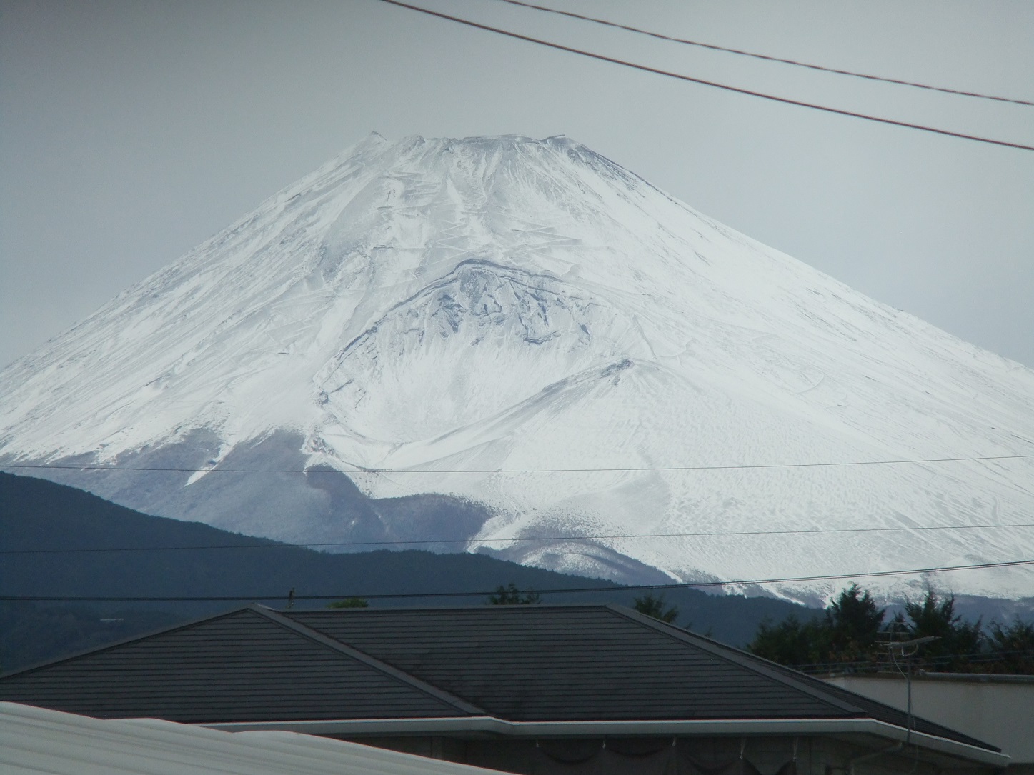 富士山2022年秋（当店観測）初冠雪！