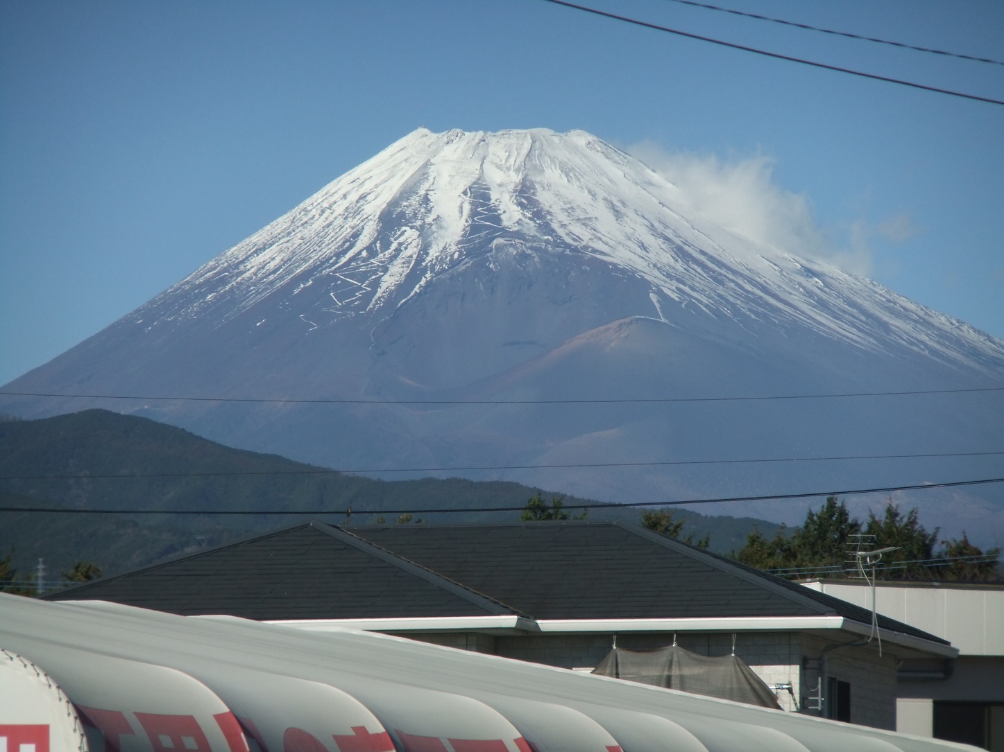 冬至の富士山