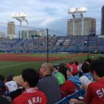 神宮球場で野球応援
