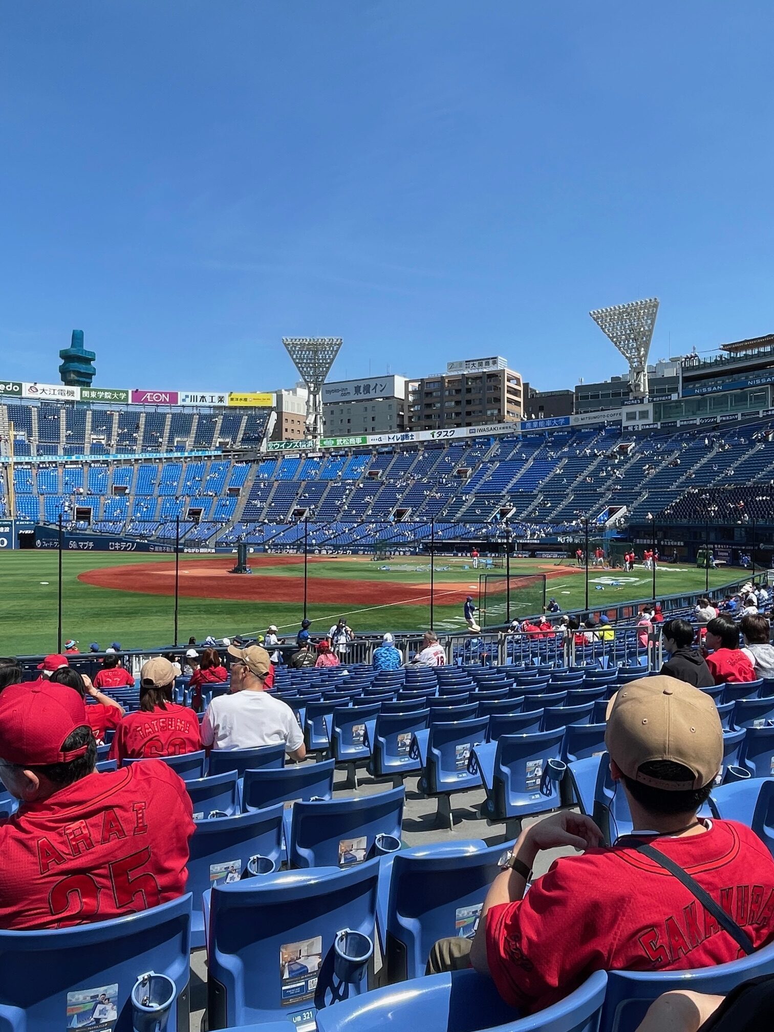 久しぶりの横浜スタジアム